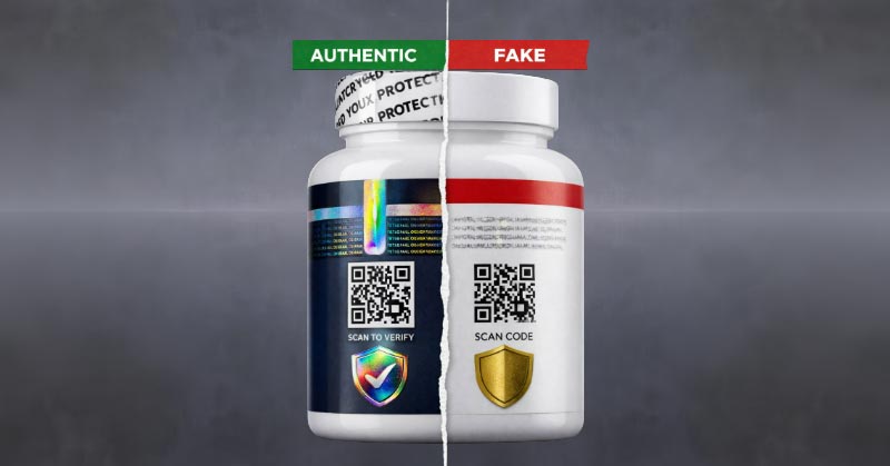 Security label with anti-counterfeiting features