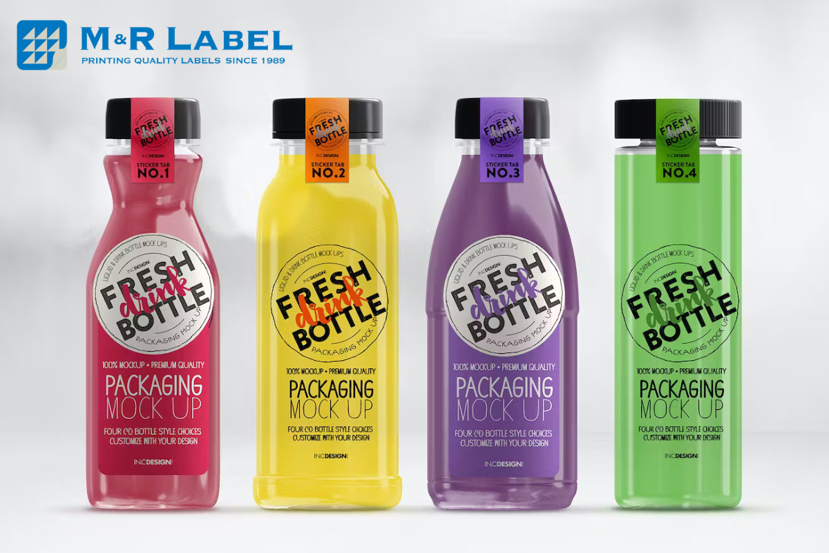 Laminated product labels with protective coating