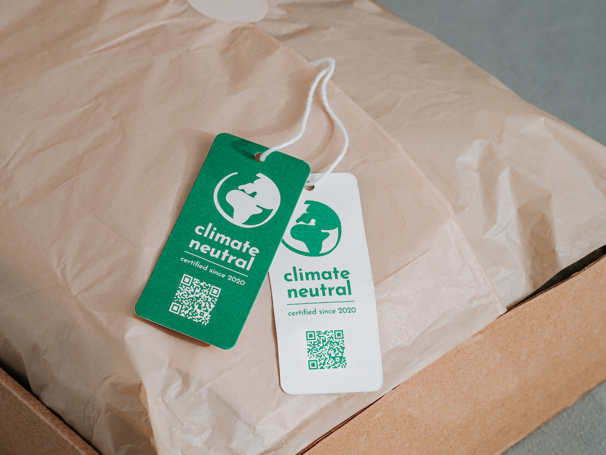 Eco-friendly sustainable product labels