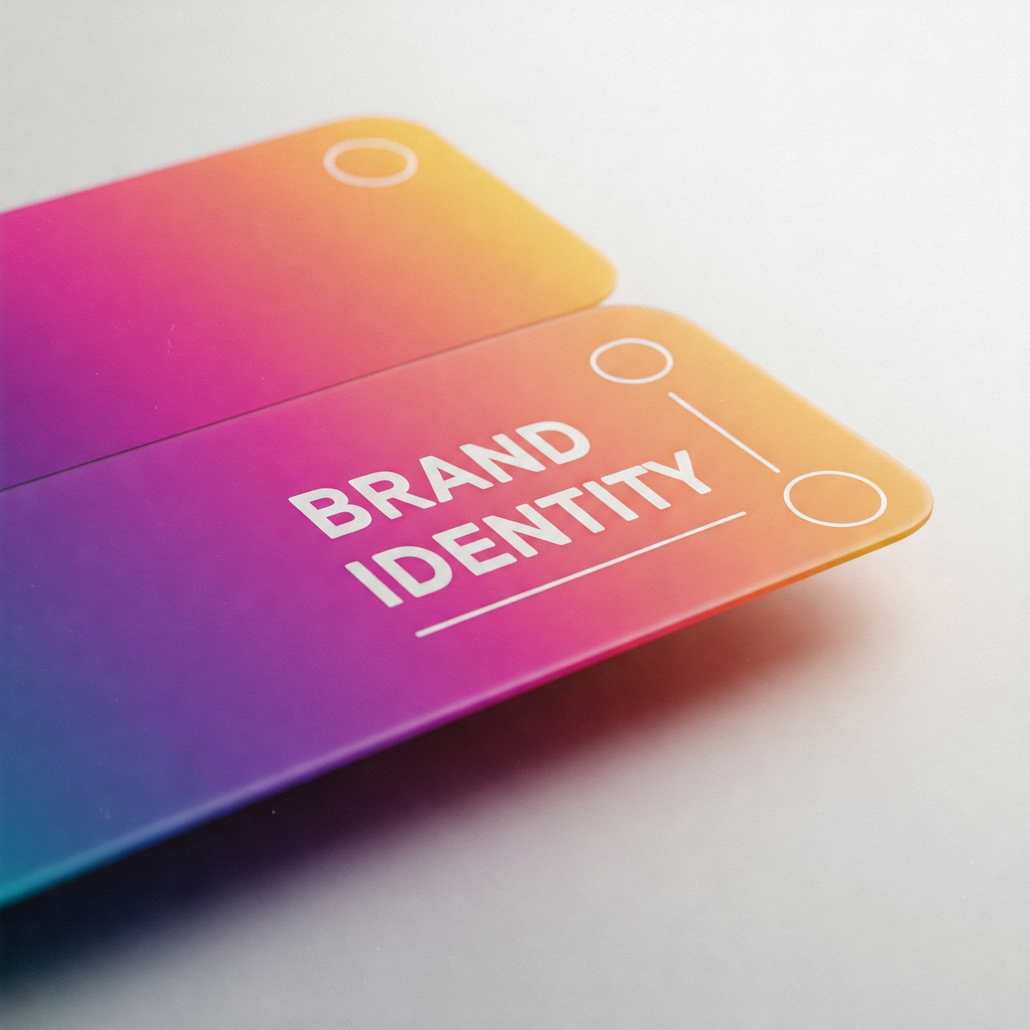 B2B product labels showcasing brand identity and professional design