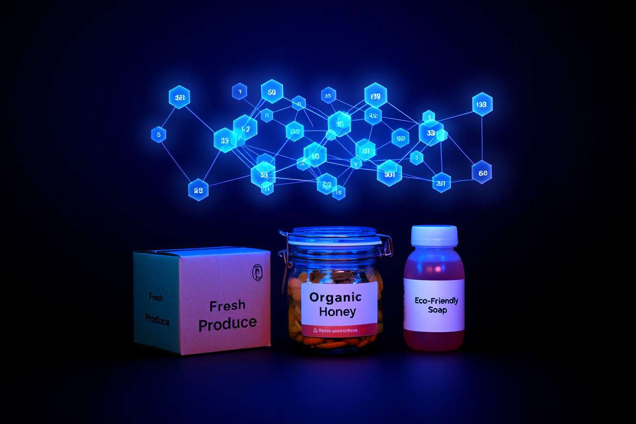 Blockchain labeling systems for product authenticity verification