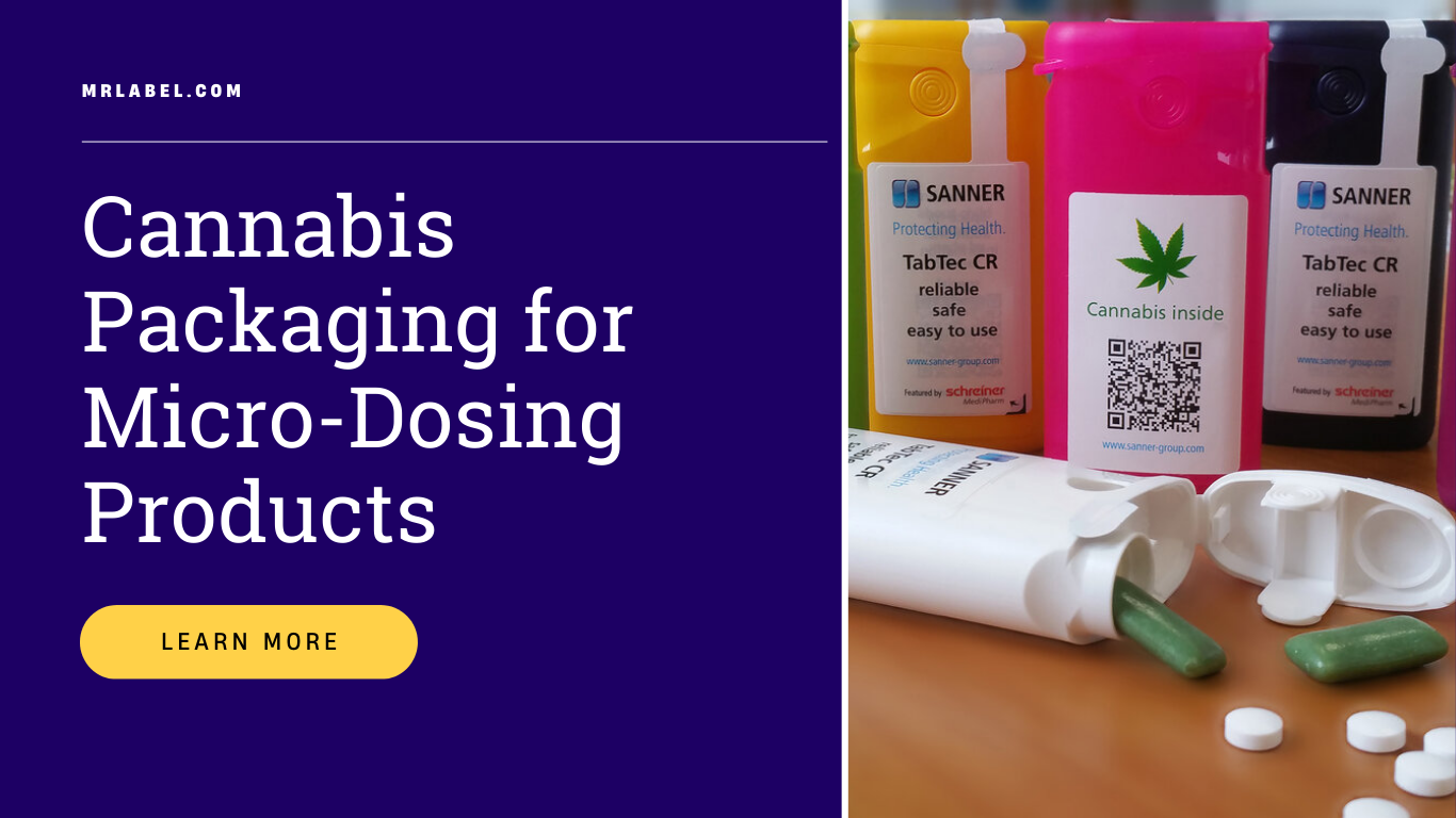 Cannabis packaging for micro-dosing products