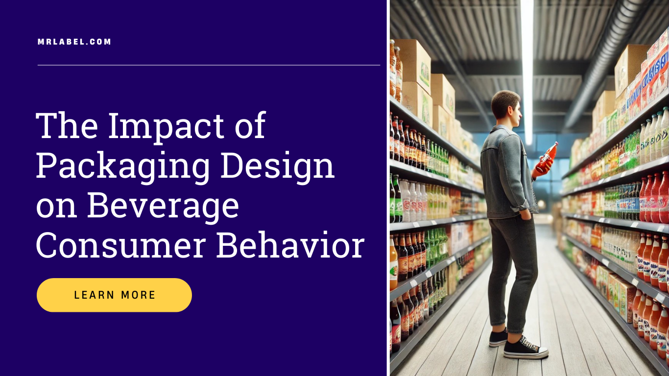 Beverage packaging design showcasing color psychology and consumer appeal