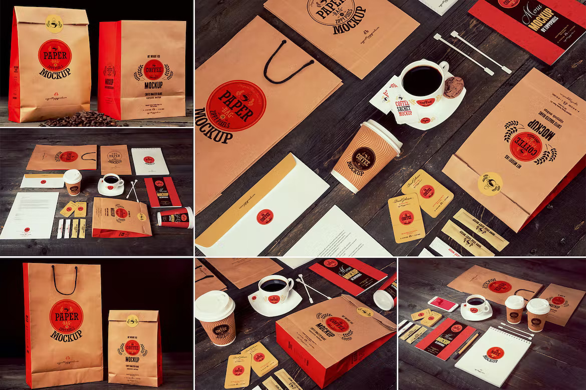 Product packaging with consistent brand design