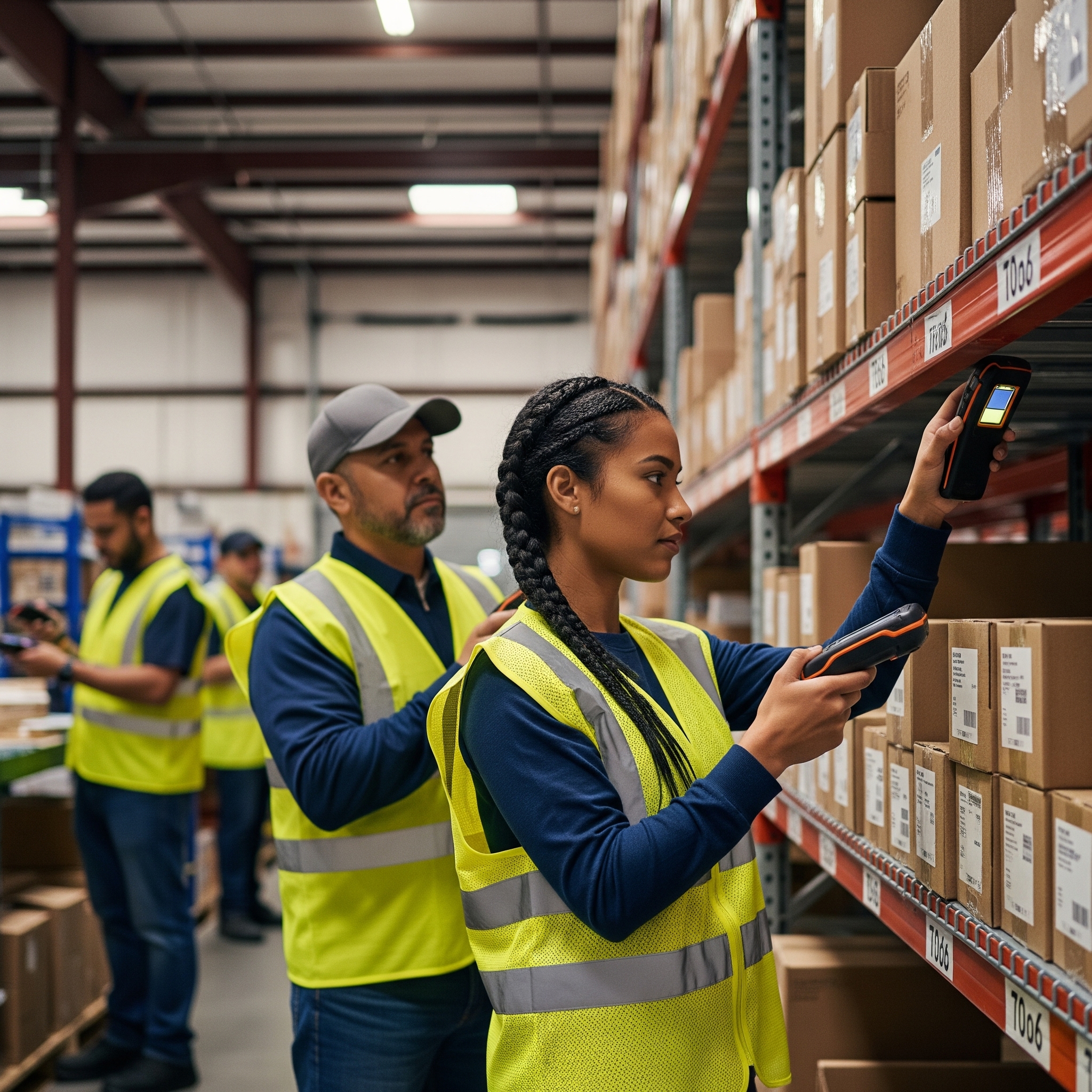 RFID labels enabling real-time product tracking in smart supply chains