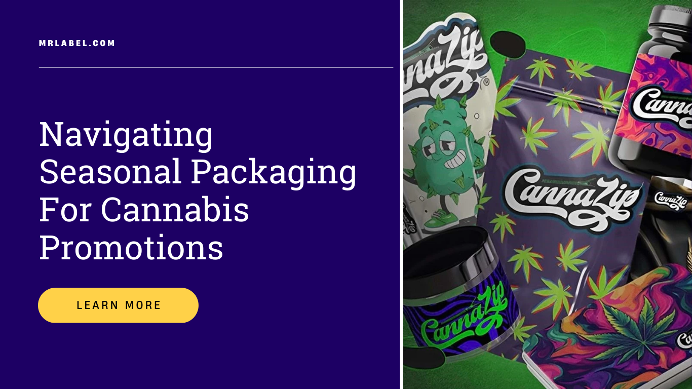 Seasonal cannabis packaging for promotions