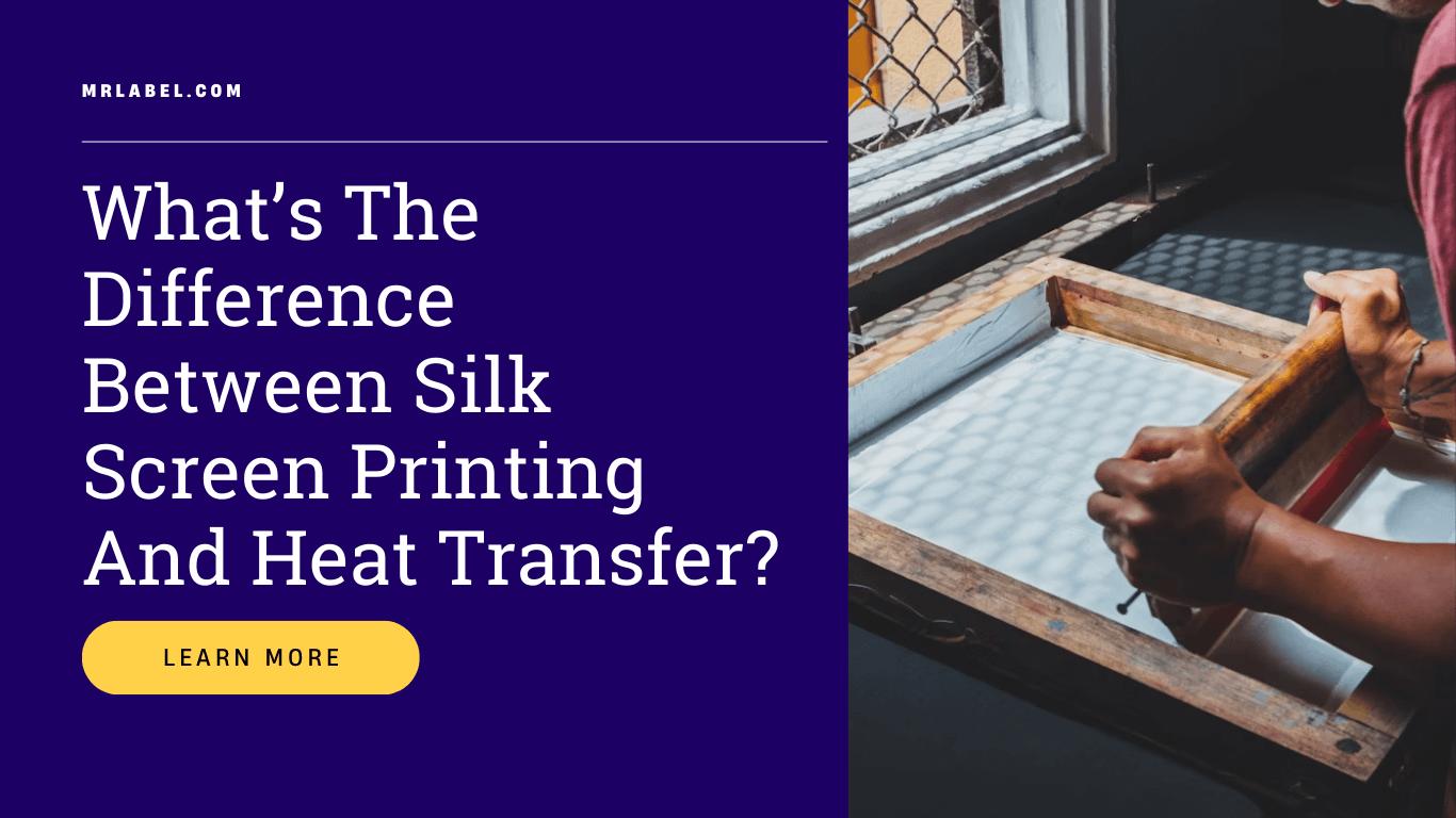 Comparison of silk screen printing and heat transfer printing techniques