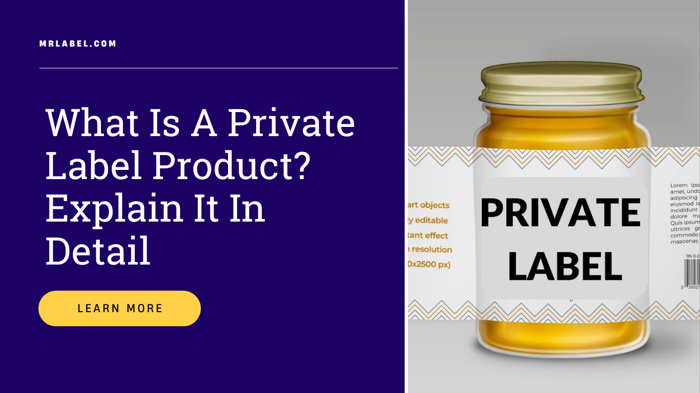 Private label product concept illustration