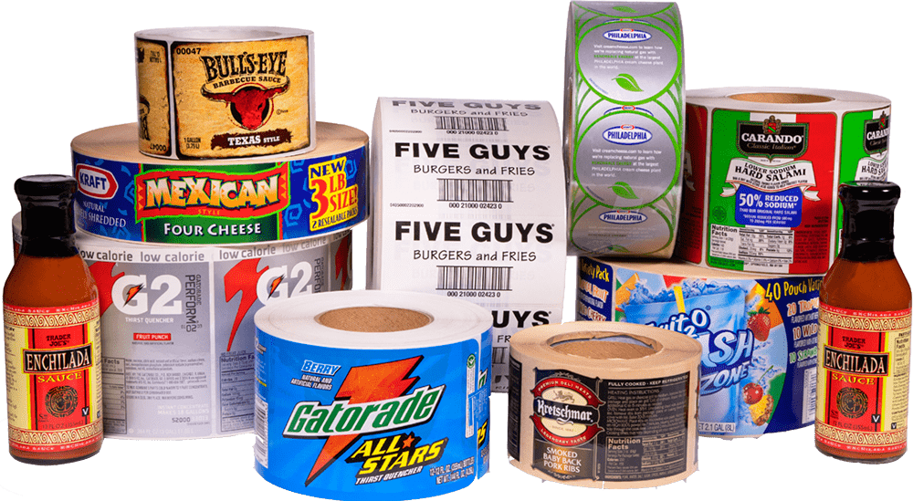 M&R Label product labels - custom printing for food, beverage, and consumer products