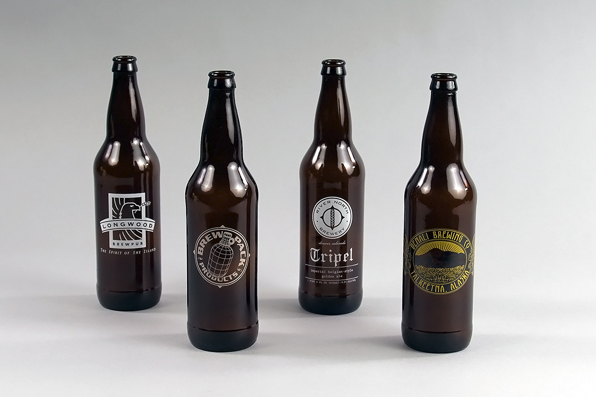 Beer bottle labels - craft brew, microbreweries, growlers, keg collars