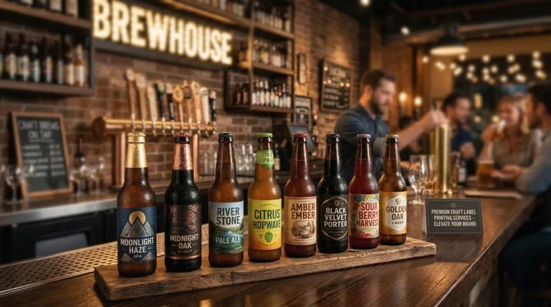 M&R Label Beer Bottle Printing