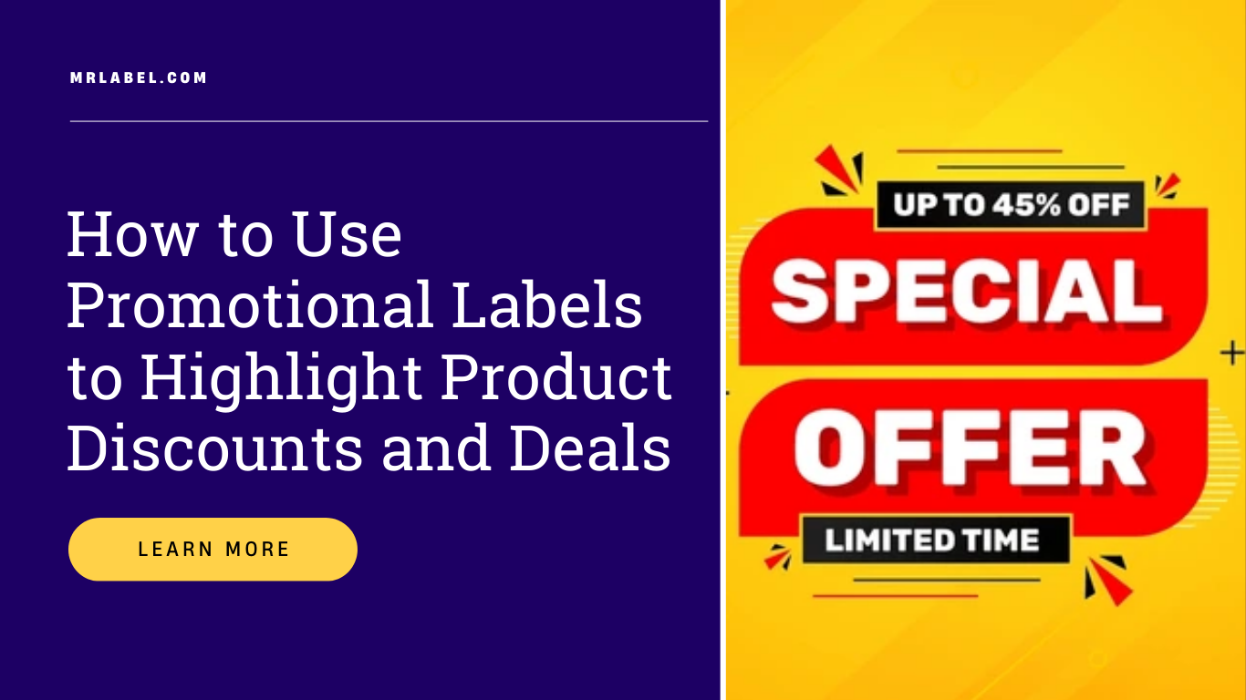How to use Promotional labels